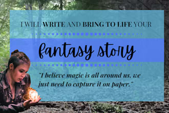 write your fantasy book or short story
