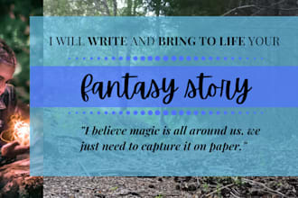 write your fantasy book or short story