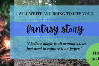 write your fantasy book or short story