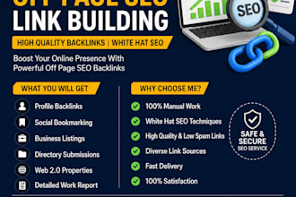 build high quality manual SEO backlinks