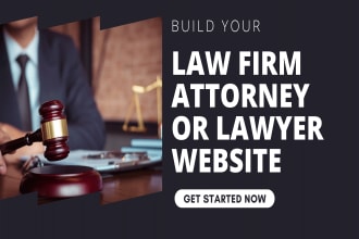 build law firm attorney lawyer website on wix squarespace wordpress