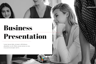 create clean and branded powerpoint presentation in 24 hours