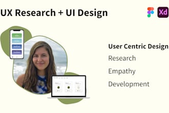 Hot Review!  do UX research and UI design for your website or app