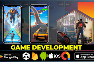 be your professional unity game developer for 2d 3d mobile games
