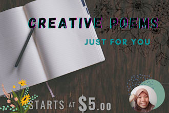 write a creative personalized poem just for you