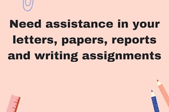 edit papers reports and writing assignments for spelling and grammar