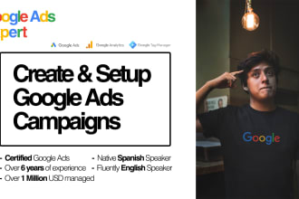 create, and optimize google ads campaigns focused on leads