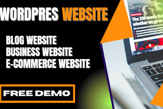 build professional wordpress website design or adsense blog