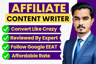 write amazon affiliate content article writing seo blog post writer