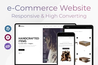 create a modern ecommerce website in wordpress