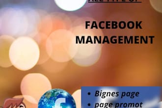 manage your facebook business page