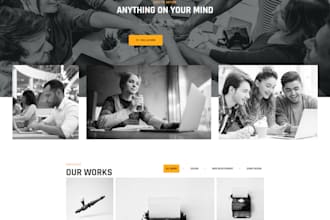 design portfolio flayers websites landing pages for your brand