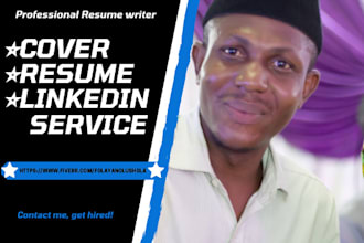 professionally write your CV, resume, cover letter