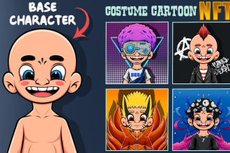 make unique nft character