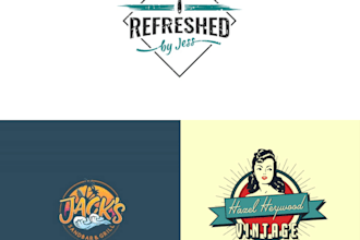 design rustic vintage badge logo