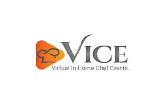 design video food chef logo in 1 day