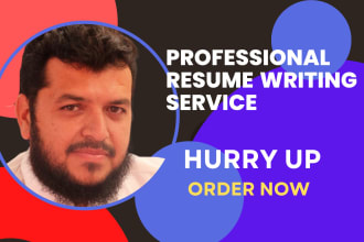 write a professional resume, executive resume, cover letter and linkedin profile