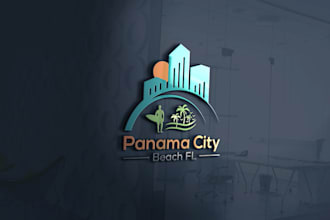 do luxury hotel, beach, resort, travel agency, outdoor, adventure, surf logo