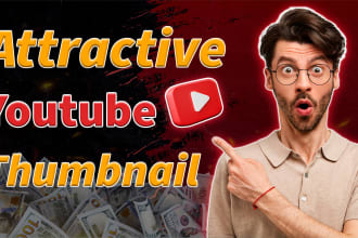 create an attractive clickbait thumbnail design