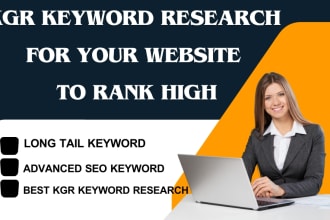 kgr keyword research for your website to rank high