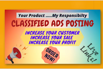 place classified ads in top classified ads posting sites