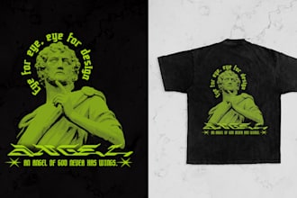 make modern tshirt streetwear design style