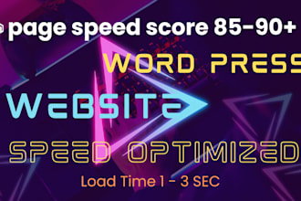 speed up your wordpress website fix slow loading and boost pagespeed to 90 pluse