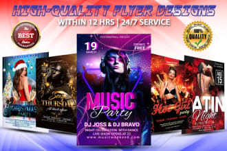design event, concert, nightclub, dj, hiphop, party flyer