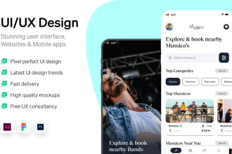 design UI UX for mobile app