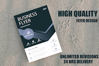 design a professional and unique flyer for you