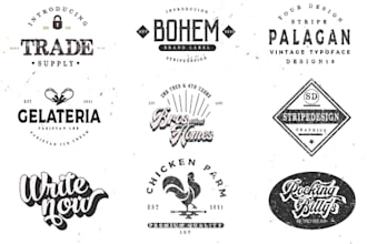 do vintage, retro logo for your brand