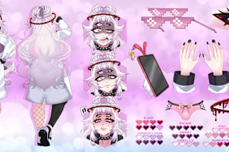 design characters or reference sheet