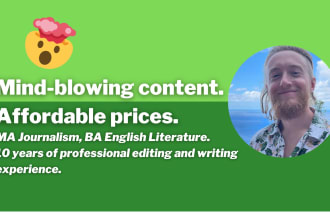 write you mind blowing copy for your blog or website