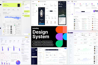 design saas dashboard UI UX with scalable design system