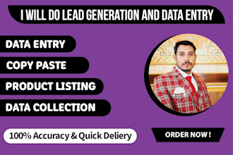 do b2b business linkedin lead generation, accurate fast manual typing data entry