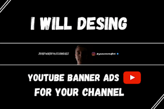 desing a professional banner youtube for your channel