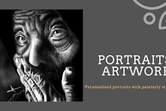 do personalized, realistic or fantastic portraits
