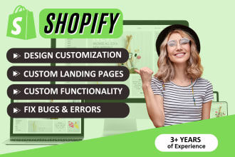 edit shopify HTML CSS code, bug fix and theme customization