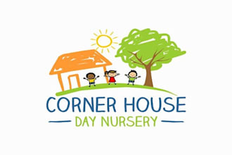 create a playful logo for a kids kindergarten