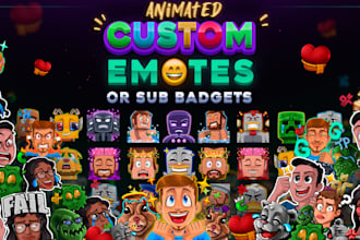 create beautiful static or animated emotes