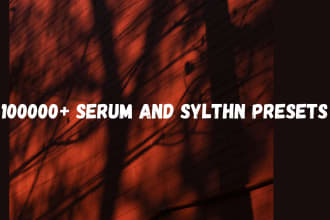 give you 100,000 sylynth,serum presets