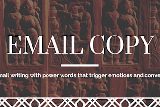 write a great welcome email sequence for you that convert