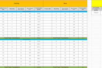 help you calculate lighting power budget