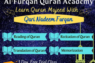 be your quran teacher and tutor