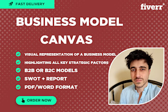 create a business model canvas for your company