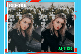 do beauty, fashion portrait, photo retouching