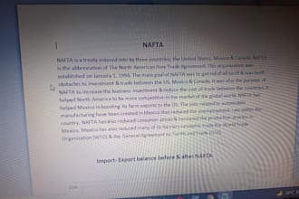 write business article for economics
