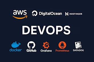 be your devops engineer for AWS, docker containers and pipelines