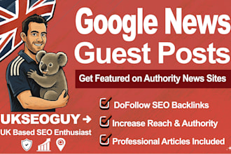 publish guest posts on UK news sites to improve SEO rankings