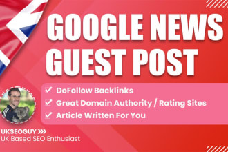 publish dofollow link on 5 UK google news approved websites